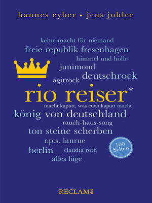 cover image of Rio Reiser. 100 Seiten